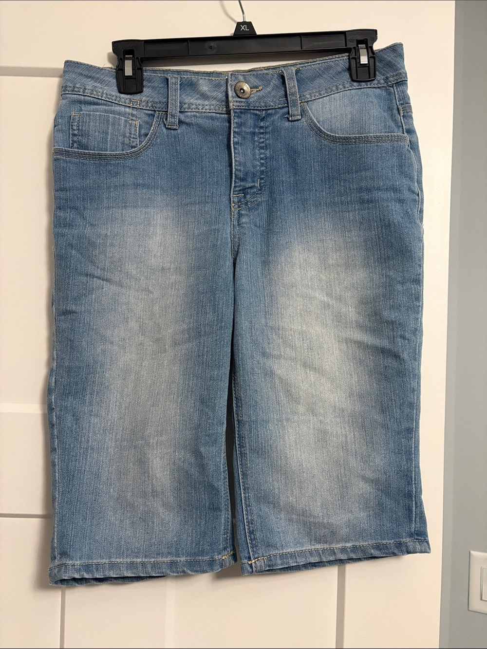 St. John’s Bay women’s denim Bermuda shorts